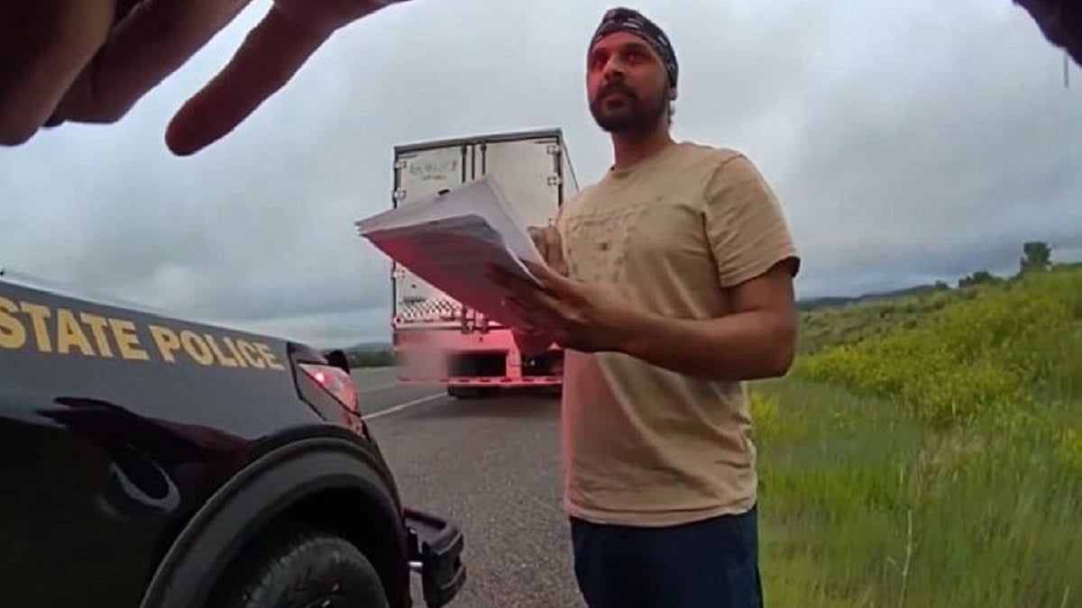 VIDEO: New Bodycam Shows Truck Driver Harjinder Singh Struggling To Speak English During New Mexico...