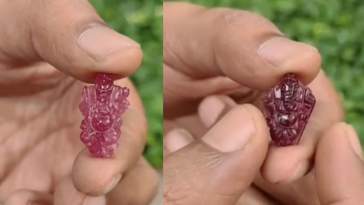 The tiniest gemstone Ganpati idols you'll ever see