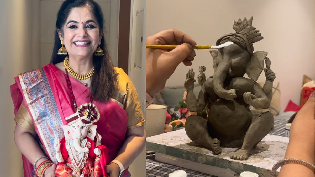 MasterChef Pankaj Bhadouria Shares BTS Of Making Eco-Friendly Ganpati Idol For Ganesh Chaturthi 2025; Watch Video