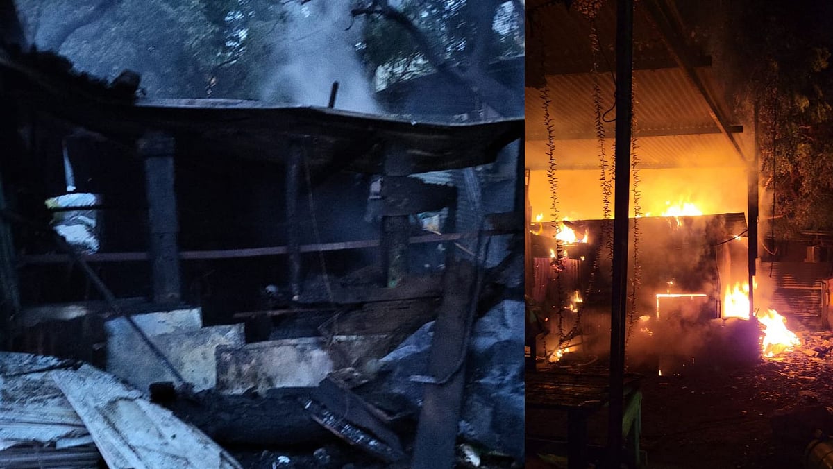 WATCH VIDEOS: Massive Fire Breaks Out In Shed Storing Vehicle Parts In Pune’s Kharadi
