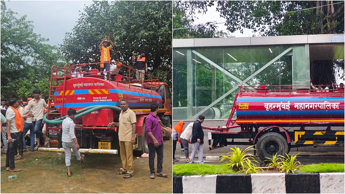 From Water Tankers To Toilets: BMC Deploys Massive Civic Machinery To Manage Azad Maidan During Maratha Quota Stir