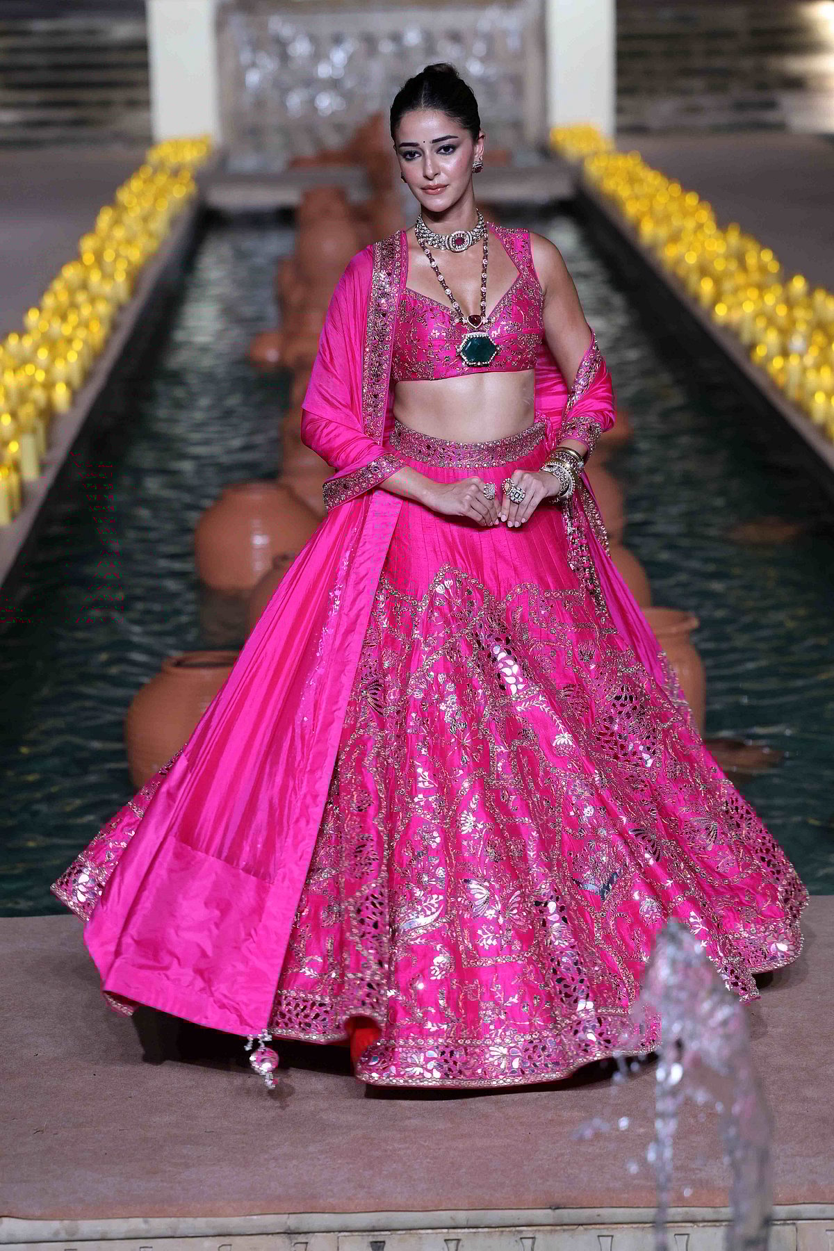 Ananya Panday in Punit Balana’s Festive 2025 collection Amer