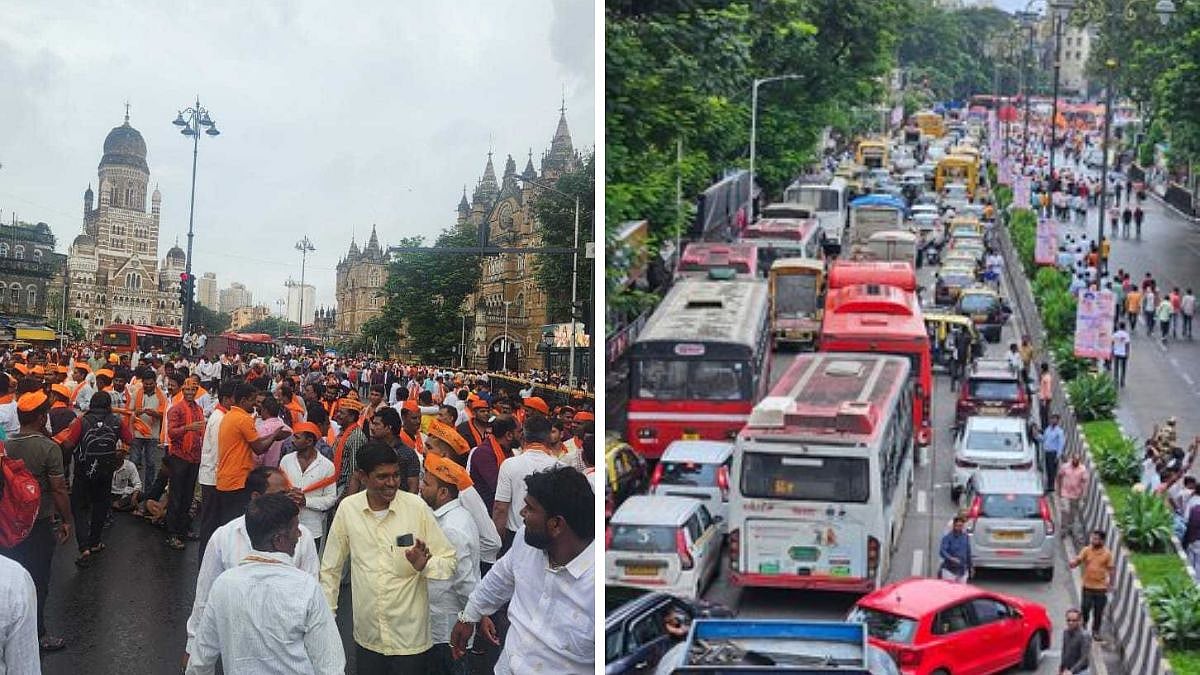 South Mumbai Braces For Gridlock On Monday As 25,000 Maratha Protestors Extend Agitation At Azad...