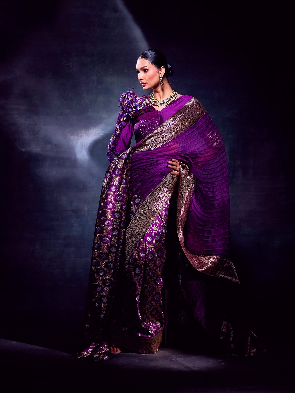 Sari from Vaishali S’s latest collection Naad