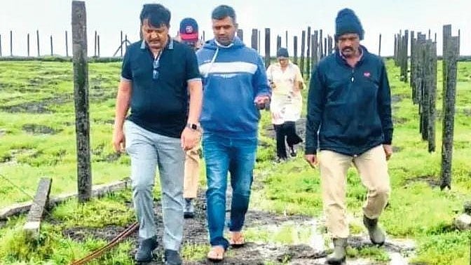 Satara Collector Santosh Patil went to the Kaas plateau and conducted a direct inspection.