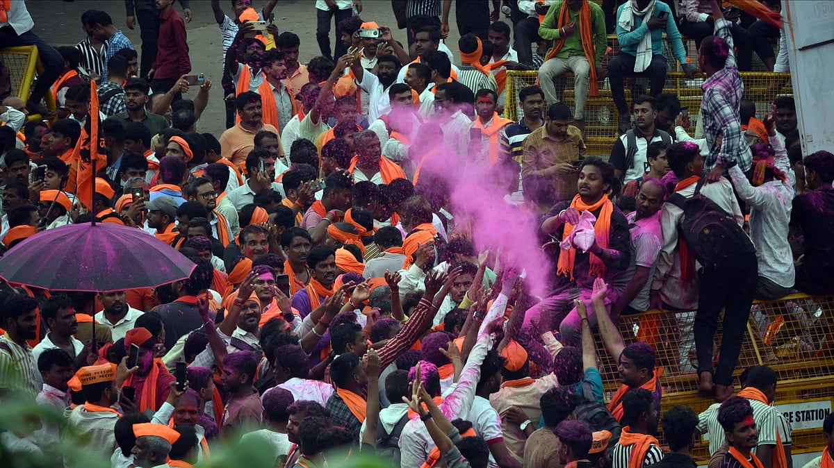 Maratha Quota Protest Ends In Victory: Supporters Celebrate With 'Patil, Patil' Slogans At Azad Maidan