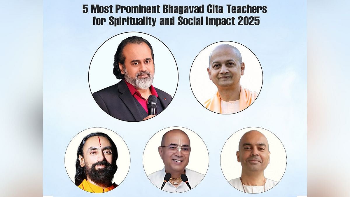 5 Most Prominent Bhagavad Gita Teachers For Spirituality And Social Impact 2025 | File Photo