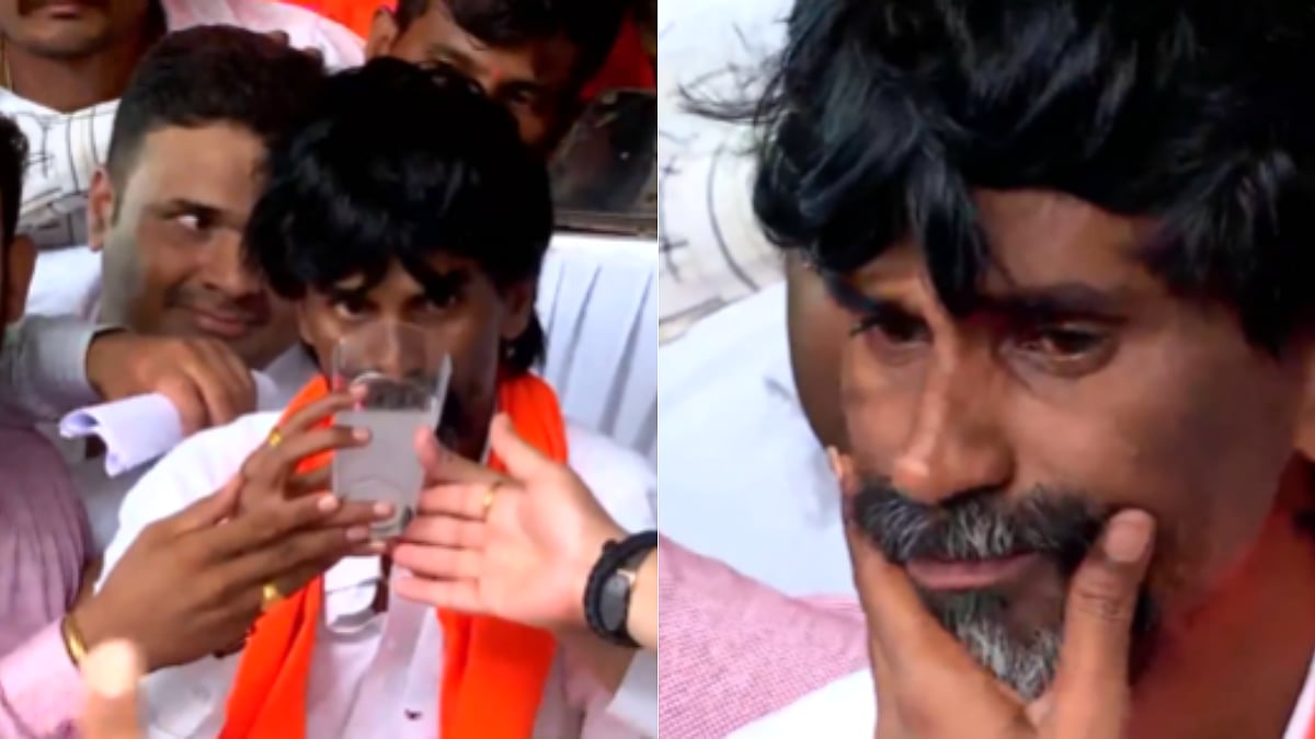 ‘It’s Diwali For Marathas’: Manoj Jarange Breaks Down After Ending Fast In Mumbai | VIDEO 