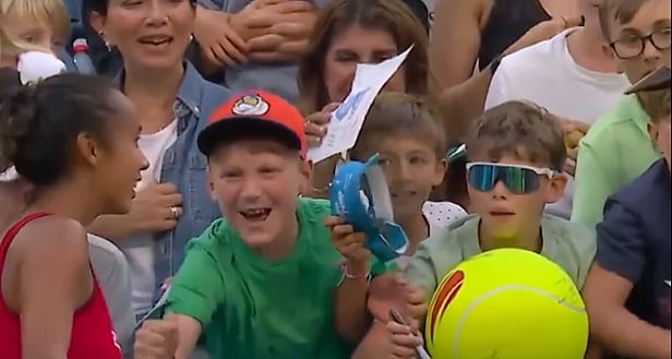 'Yeah Leylah': Young Fan's Ecstatic Reaction Viral After Leylah Fernandez's Lovely Gesture During...