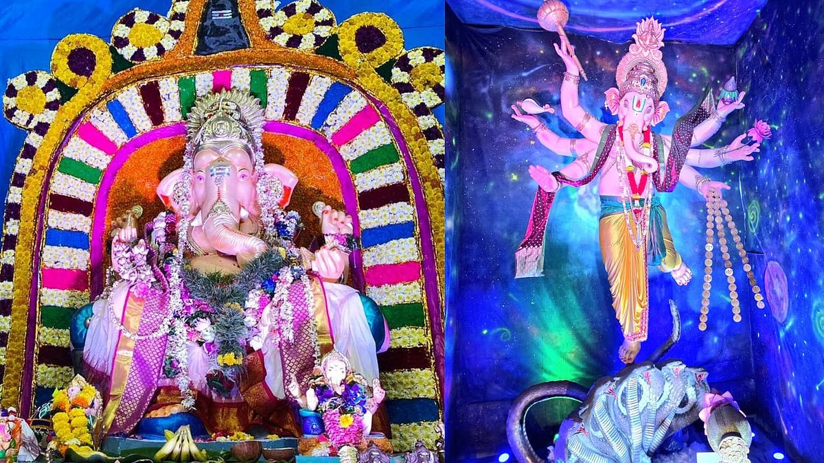 Ganeshotsav 2025: Matunga’s Floral Splendour And Sakinaka’s 36-Ft Idol Steal The Show 