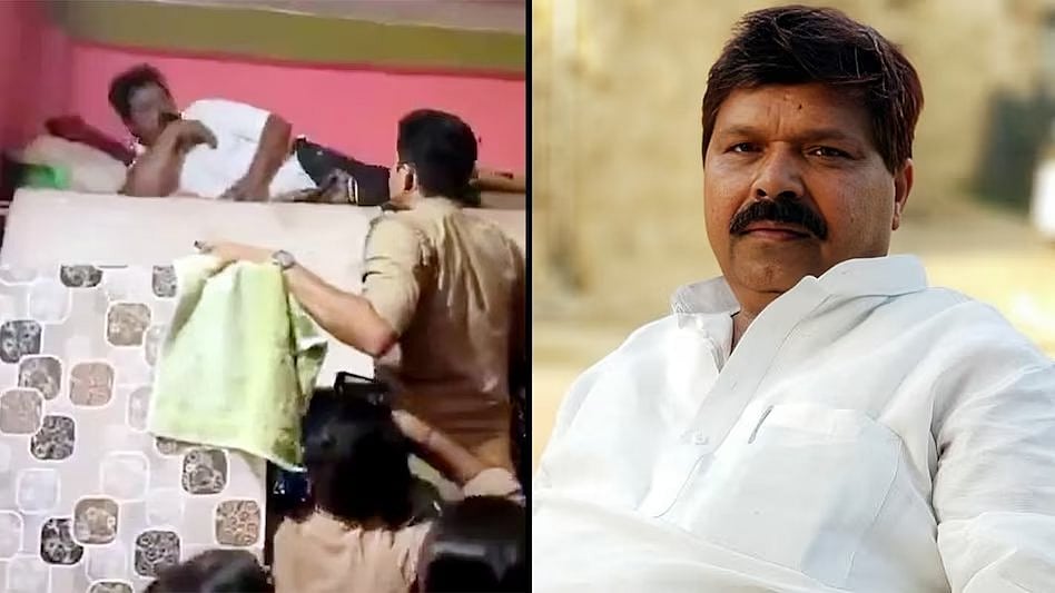 SP Leader Kaish Khan Arrested After Nearly A Month; Dramatic Video Shows Him Hiding Inside House Loft
