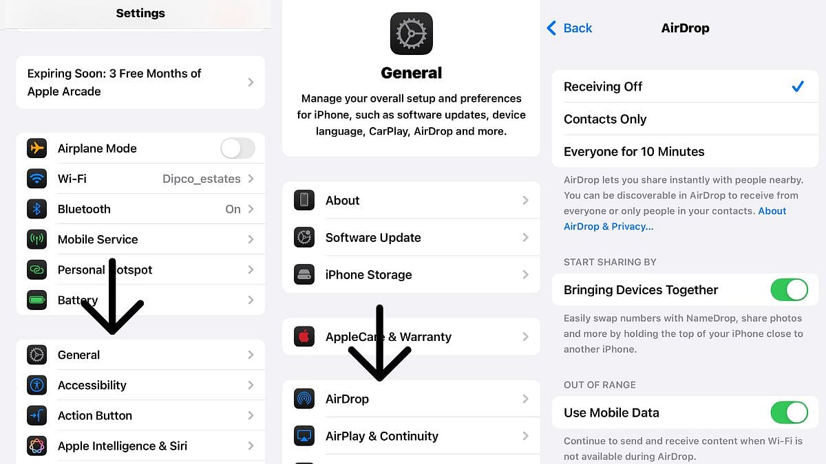 How To Turn Off Proximity AirDrop Sharing