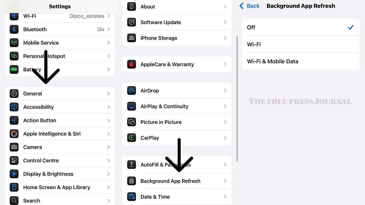 How To Customise Background App Refresh