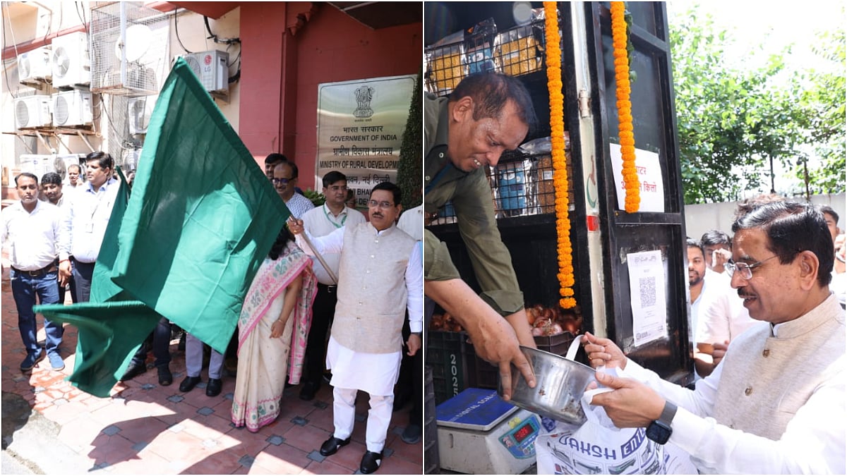 VIDEO: Union Minister Pralhad Joshi Launches Sale Of Onions At ₹24 Per Kg To Keep Prices In Check