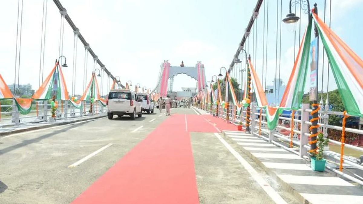CM Nitish Kumar Inaugurates 17 Projects Including Bihar’s First Cable Suspension Bridge In Patna