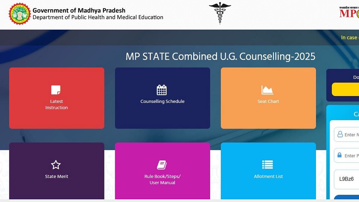 MP NEET UG Counselling 2025: Round 2 Dates Announced, Merit List To Be Released On September 10