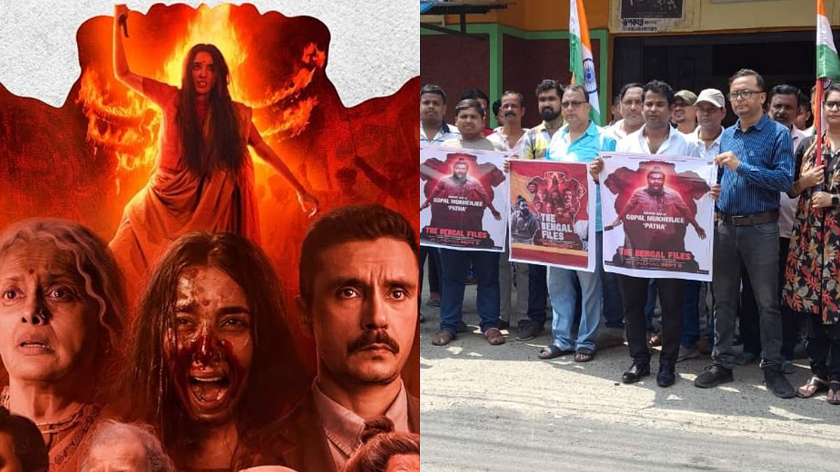 The Bengal Files: Moviegoers Demand Screening Of Vivek Agnihotri's Film in West Bengal, Protest Outside A Theatre