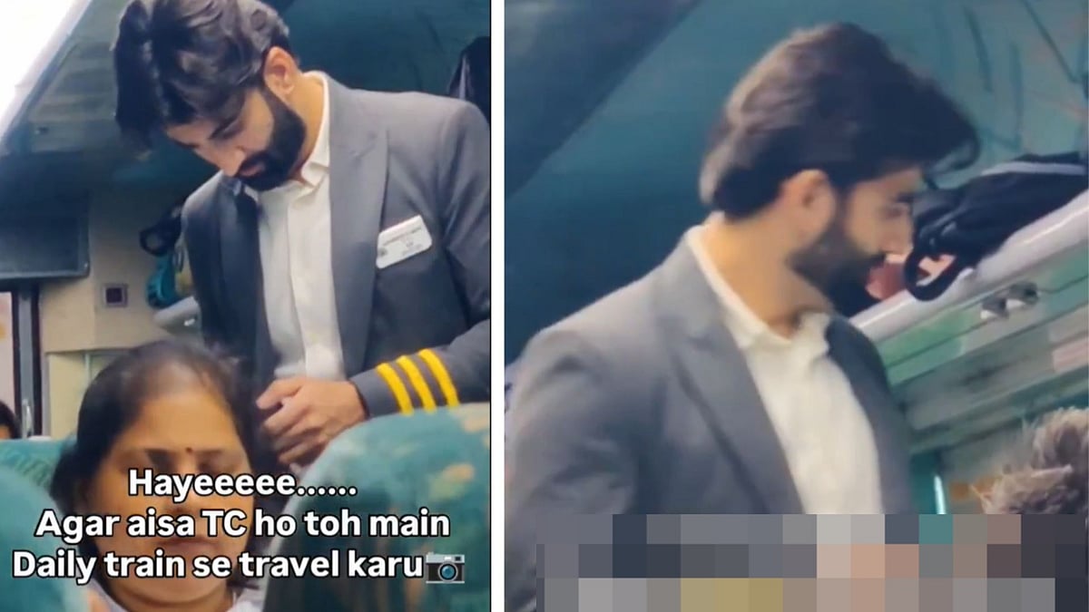 'Hayee, Itna Handsome TC…' Female Passenger Secretly Records TC Onboard Bhopal-Delhi Shatabdi Express, Posts Video On Social Media