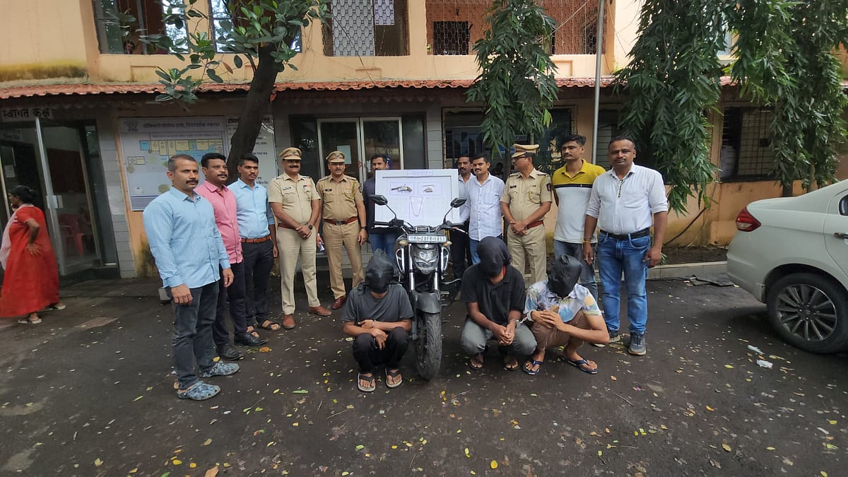 Kalyan Police Bust Interstate Chain-Snatching Gang, Arrest Three With Arms And Stolen Bike