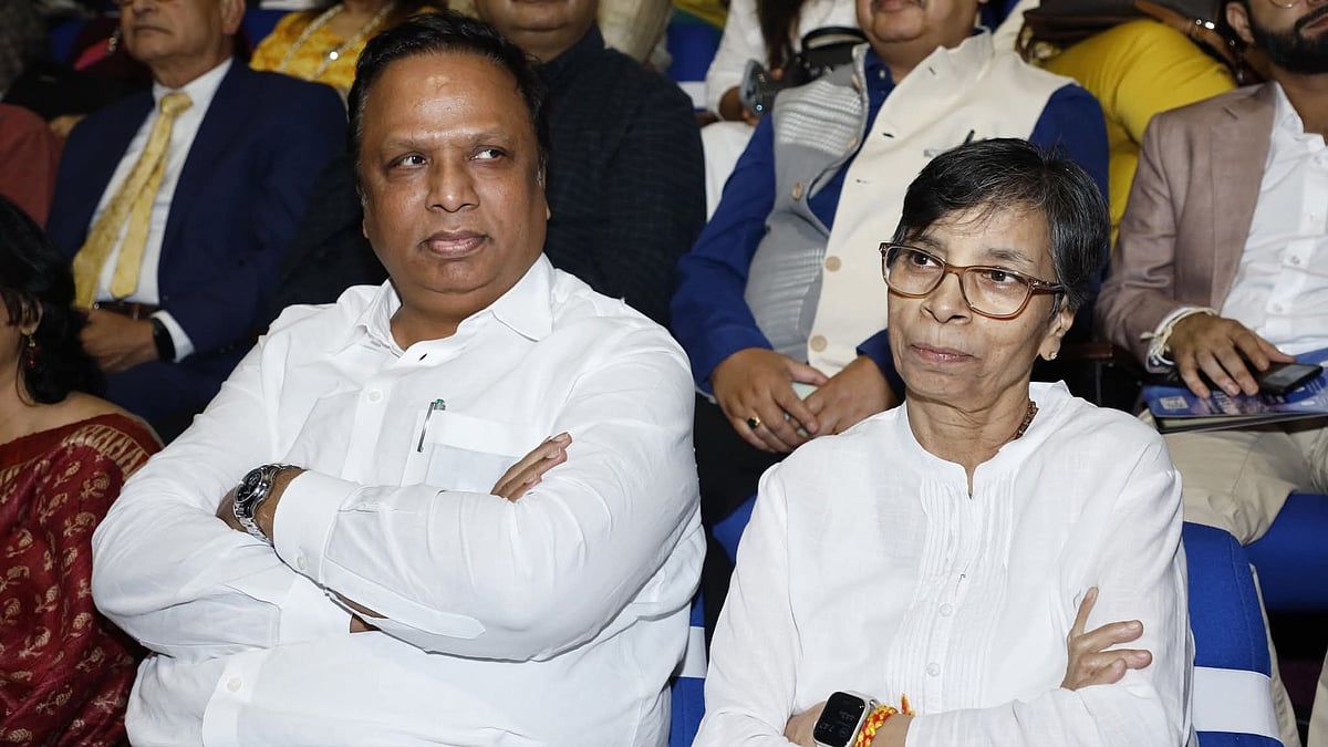 Ashish Shelar and Rashmi Shukla