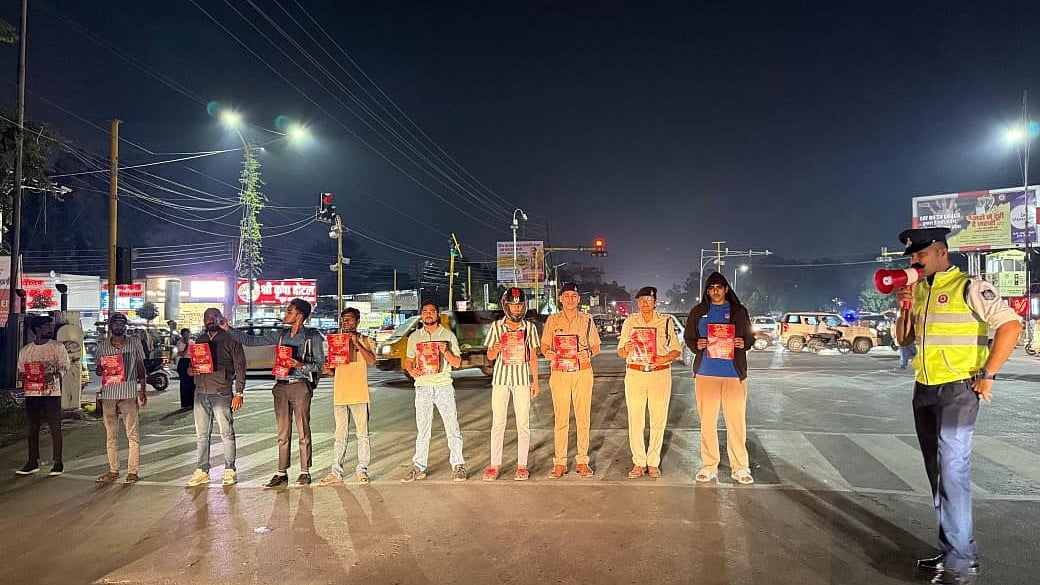 Indore Traffic Police Launch Road Safety Awareness Drive
