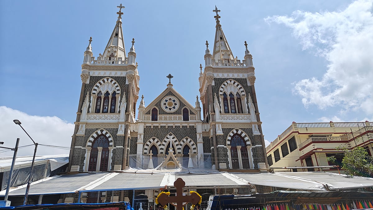 The beautiful, imposing facade of Mount Mary