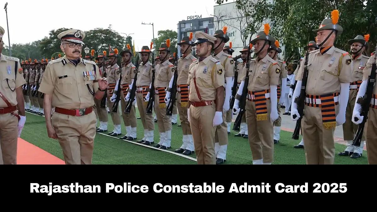 Rajasthan Police Constable Recruitment 2025: Admit Card To Be Out Today; Check Exam Details Here