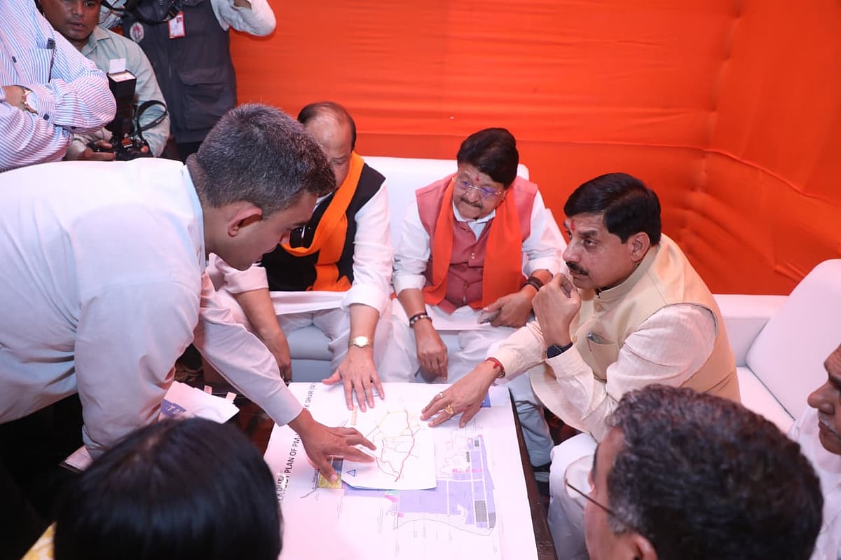 CM Mohan Yadav Reviews Preparations For PM's MP Tour; Visit To Boost Growth | FP Photo
