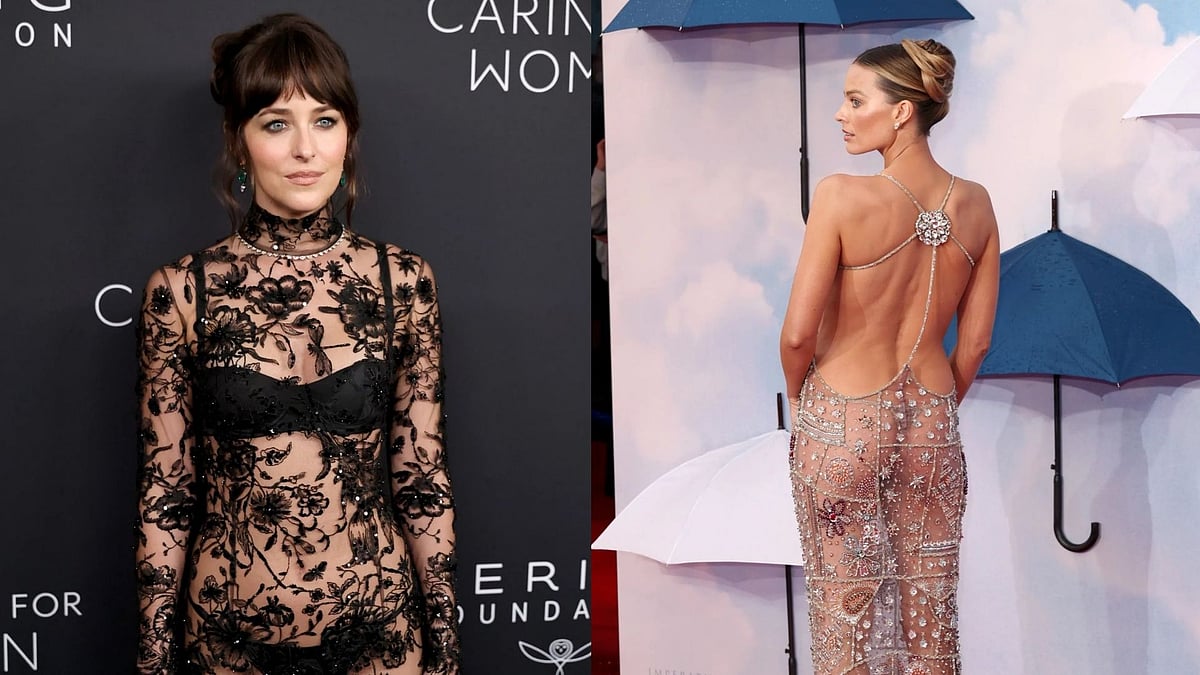 Near-Naked Never Looked So Classy! Margot Robbie & Dakota Johnson Steal The Spotlight With Stunning Sheer Outfits On Red Carpet!