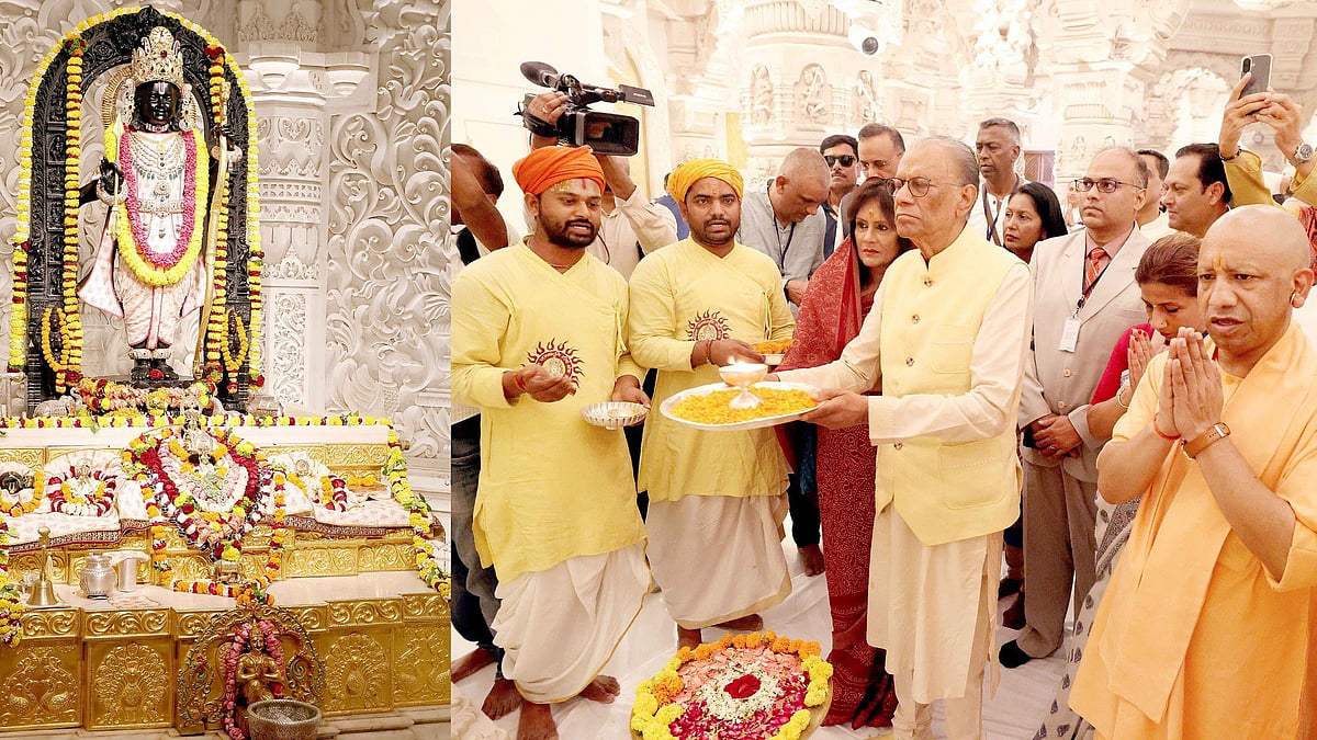 Mauritius PM Ramgoolam Offers Prayers At Ram Temple In Ayodhya - VIDEO