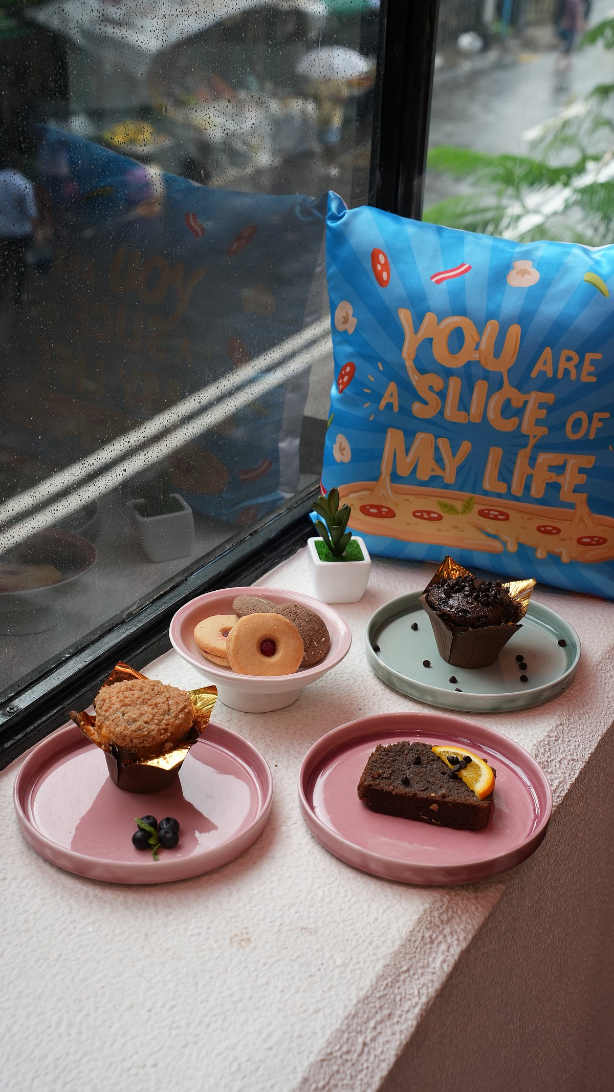 Chocolate Orange Slice, Blueberry Crumble Muffin, Choco Chips Muffin, Jim Jam Cookies, Nachni Cookies