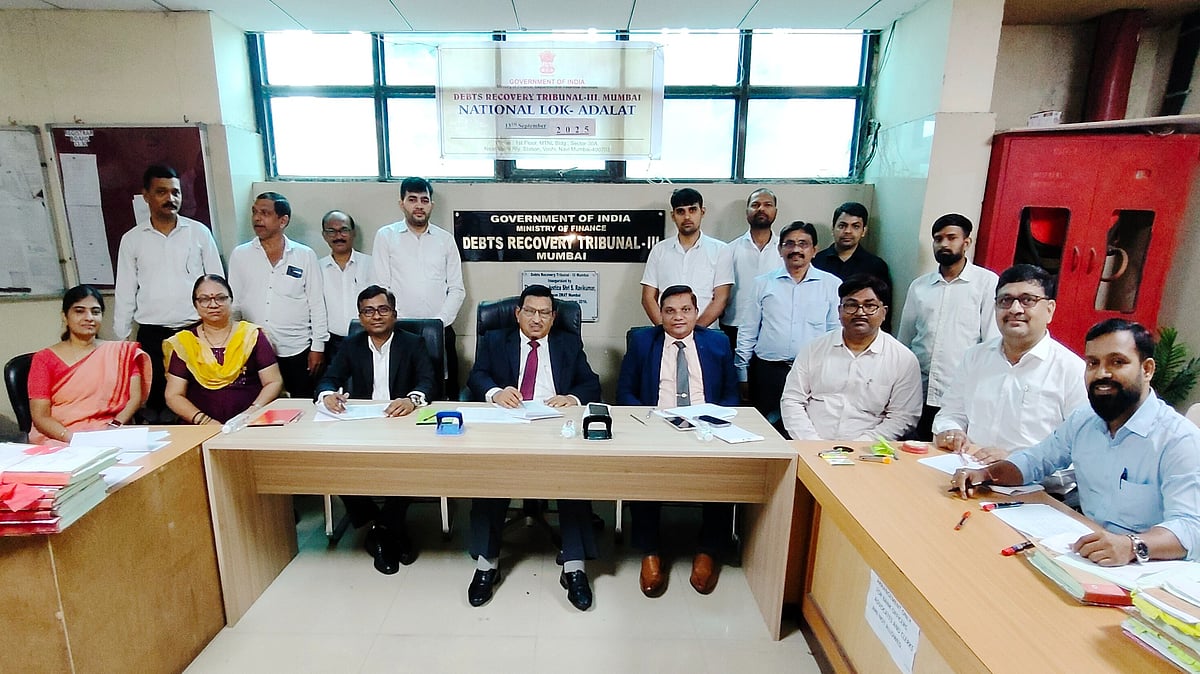 National Lok Adalat At DRT-III Mumbai Settles 122 Cases, Recovers ₹34.69 Crore