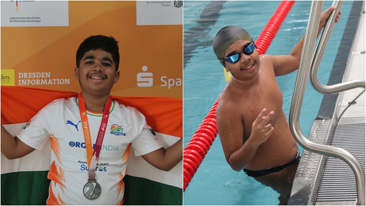 Mumbai’s 13-year-old kidney transplant swimmer Ishaan Anekar wins two gold and one silver at World Transplant Games 2025
