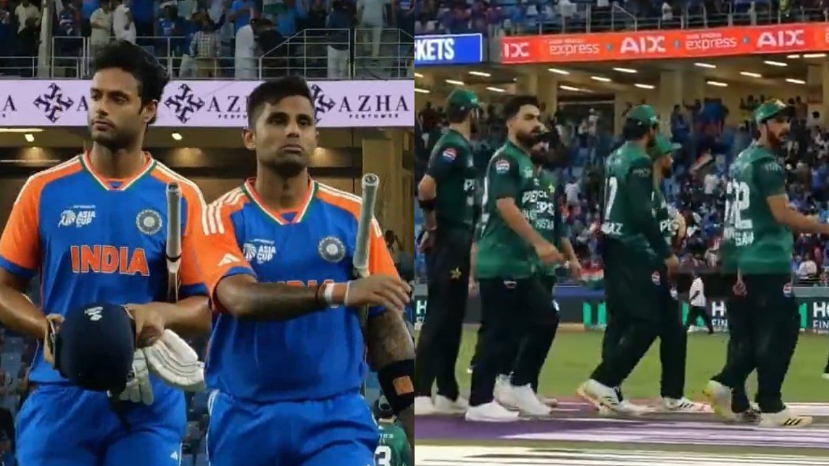 'A Tight Slap': Netizens React As Team India Refuses To Shake Hands With Pakistani Players At Asia Cup 2025