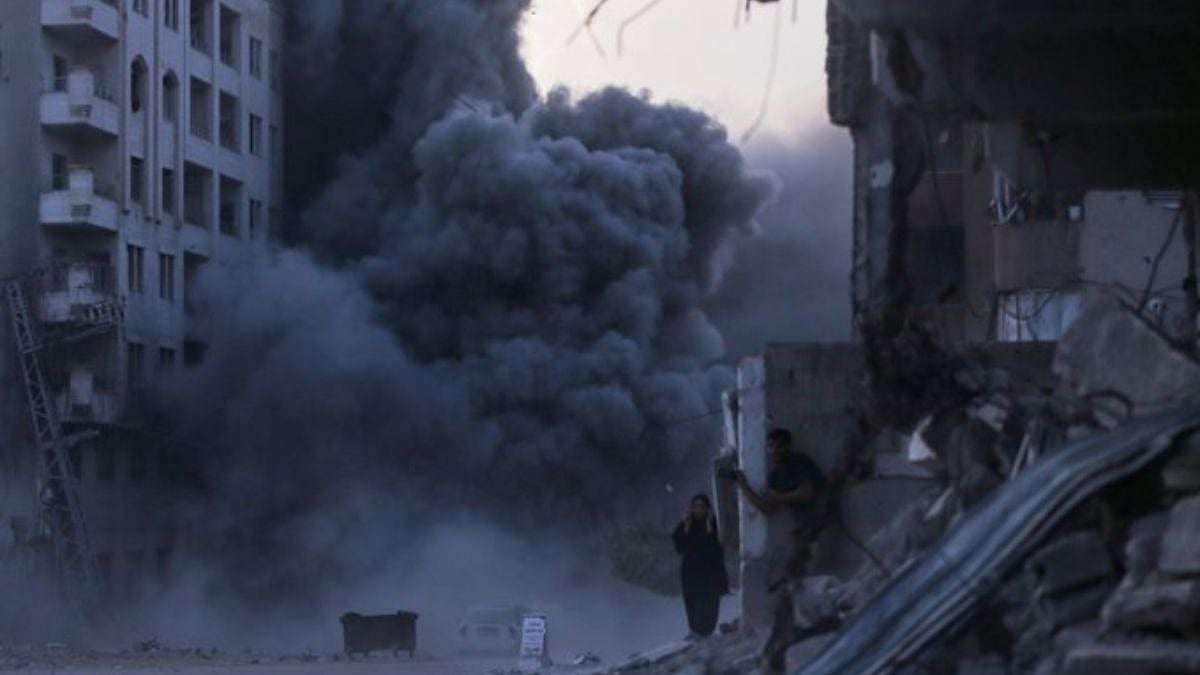 Thousands of Palestinians are being forced to flee Gaza City every day. | 