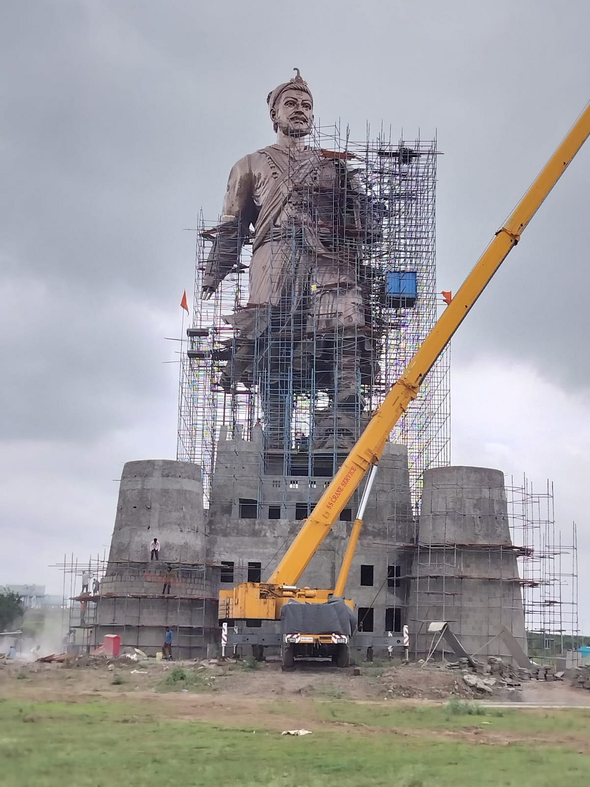 Underconstruction Statue of Hindubhushan, Pimpri-Chinchwad