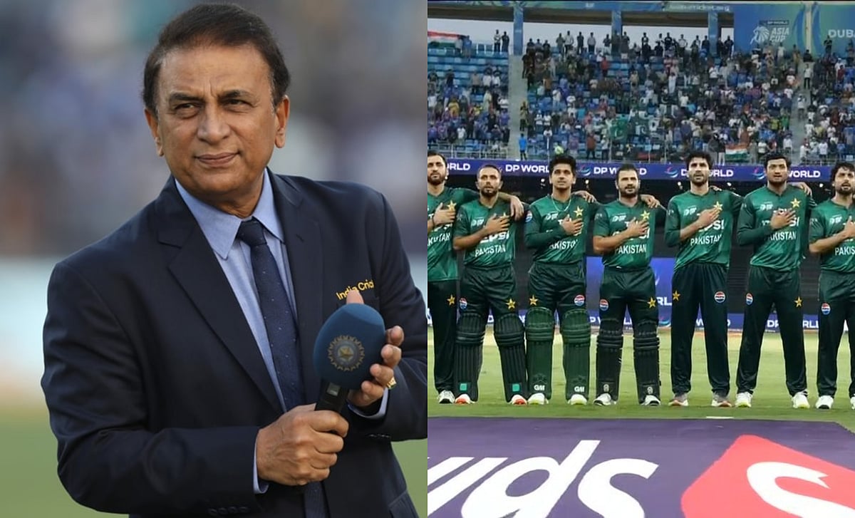 Sunil Gavaskar (L). | (Image Credits: X)