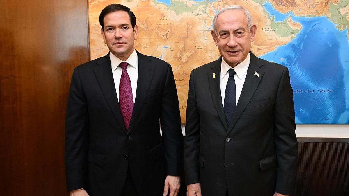 US Secretary Of State Marco Rubio, Israel PM Benjamin Netanyahu Hold Talks Amid Israeli Strike On Qatar 