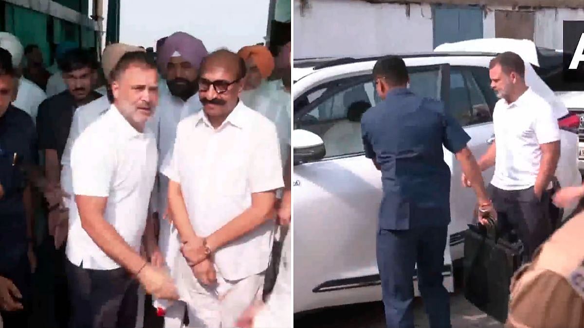 Congress Leader Rahul Gandhi Reaches Amritsar To Review Flood Damage As Toll Climbs To 56 In Punjab