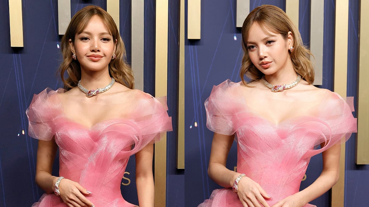 BLACKPINK's Lisa Makes Jaw-Dropping Emmys Awards Debut In Dreamy Pink Gown & Million Dollar Snake...