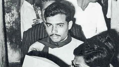 Young Narendra Modi attending a wedding ceremony at his village