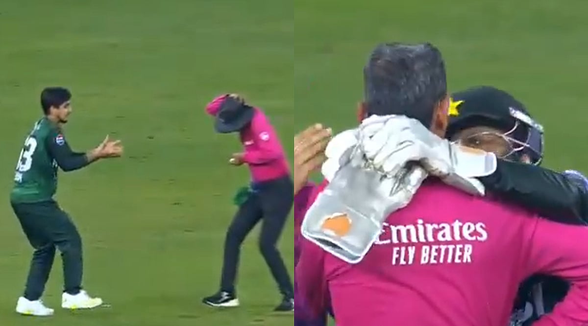 Asia Cup 2025: Did Pakistan Wicketkeeper Mohammad Haris Deliberately Hit Umpire Ruchira...