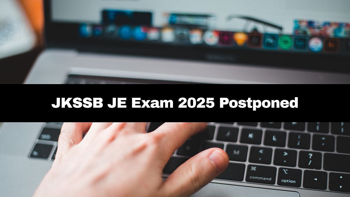 JKSSB JE Exam 2025 Postponed; Check New Dates Here