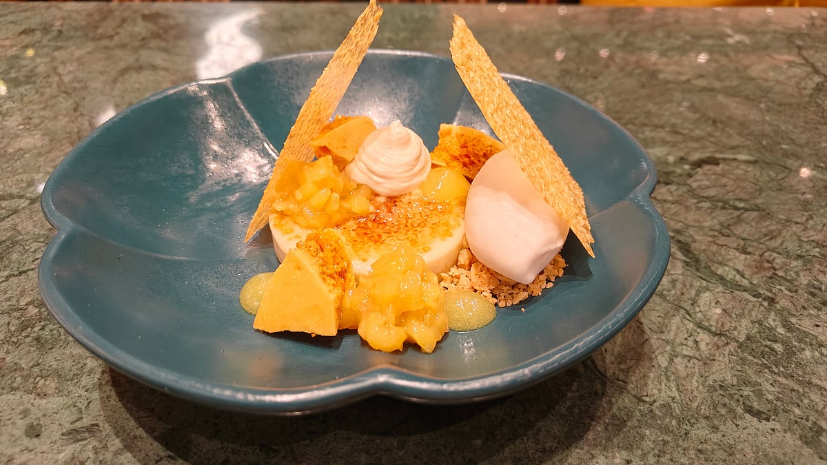 Coconut & Pineapple Creme Brulee