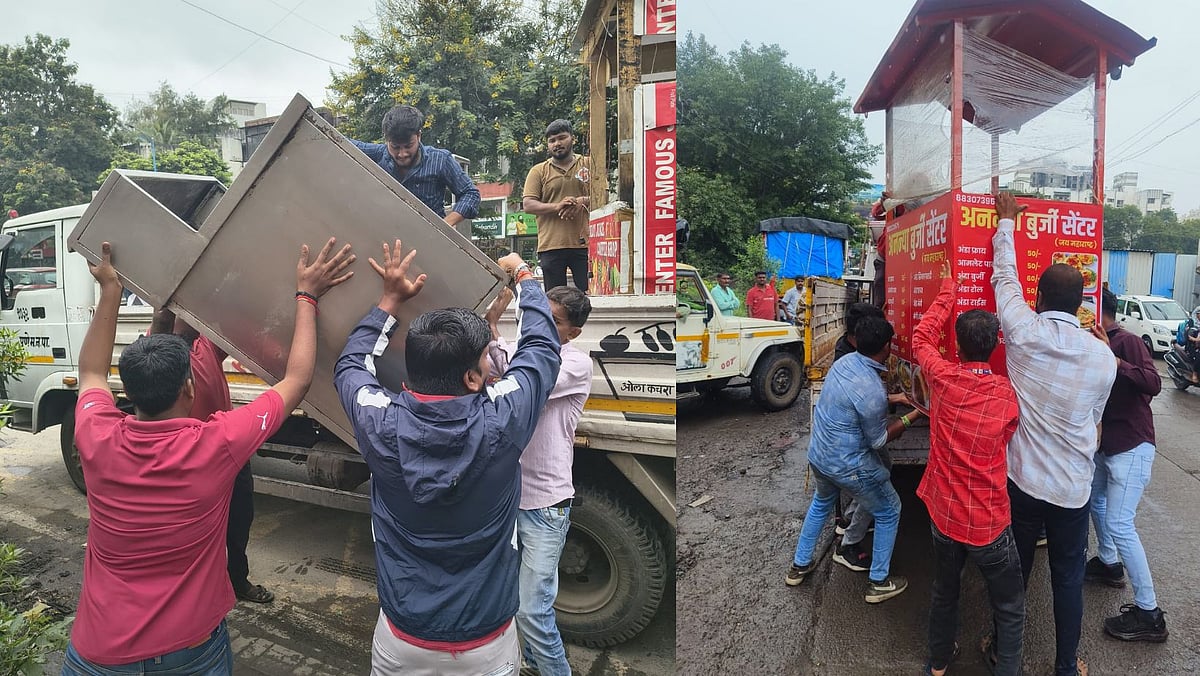 Pune: PMC Removes Encroachments From Footpaths, Clears 31,700 Sqft Of Illegal Structures In Karvenagar, Kothrud, Bavdhan, Warje 