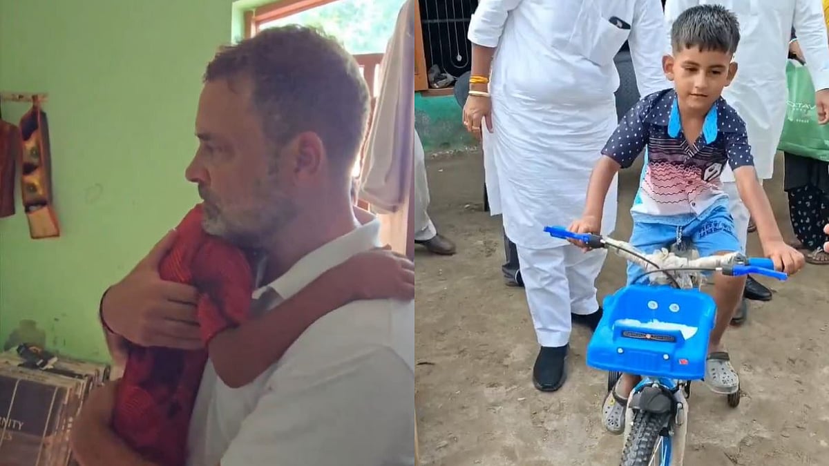 VIDEO: 6-Year-Old Amritsar Boy Gets New Bicycle Which Rahul Gandhi Promised During Punjab Visit