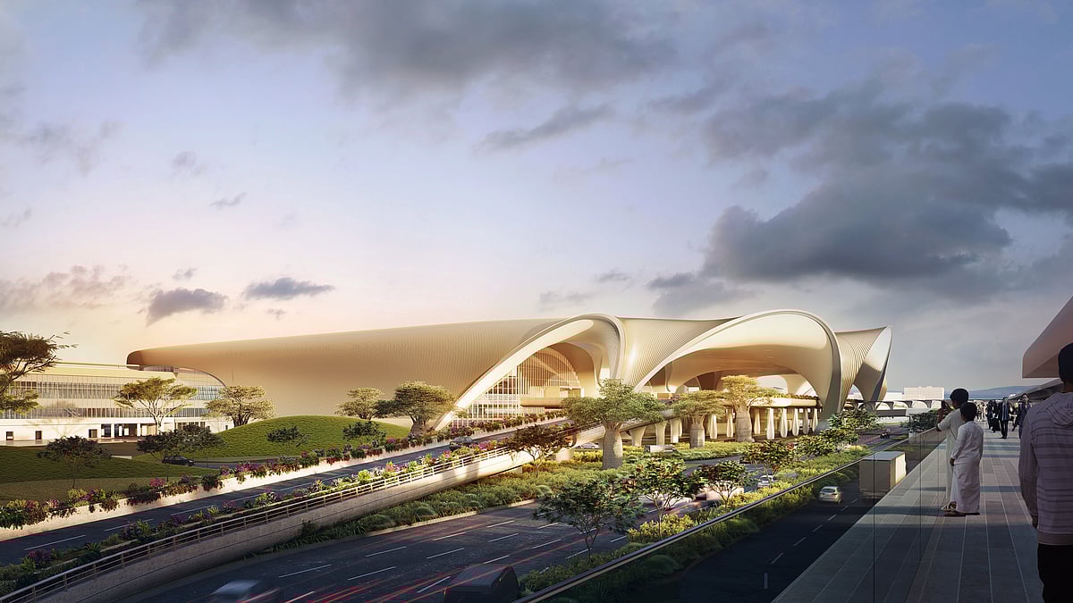 Terminal 1 View towards Departure Forecourt_NMIA