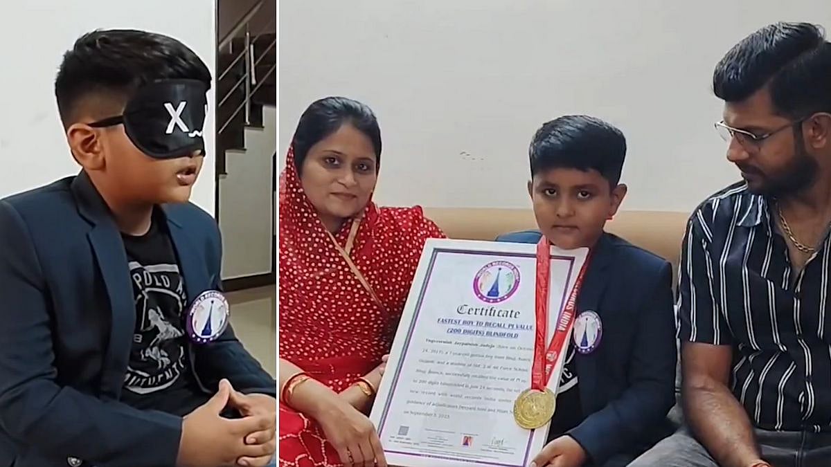 Gujarat: Class 2 Student From Kutch Recites 200 Pi Digits In 24 Seconds, Dedicates Feat To PM Modi (Video) | IANS
