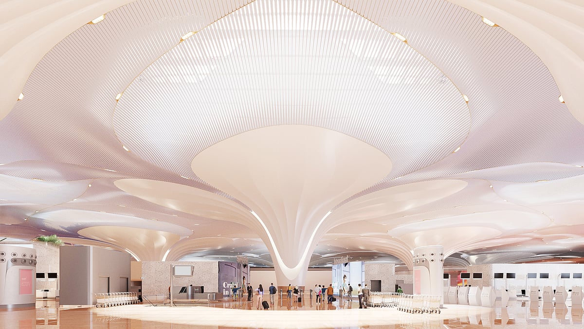 Terminal 1 Internal View of Check in Hall_NMIA