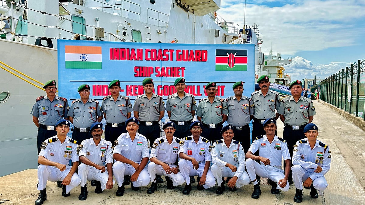 Indian Coast Guard Ship Visits Kenya to Boost Maritime Cooperation